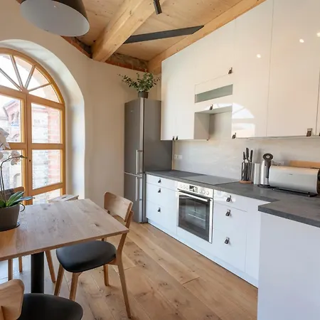 Apartment Exklusive Galeriewohnung Mit Kamin, Whirlwanne & Fasssauna - Hexenburg Bei Dresden Grossharthau