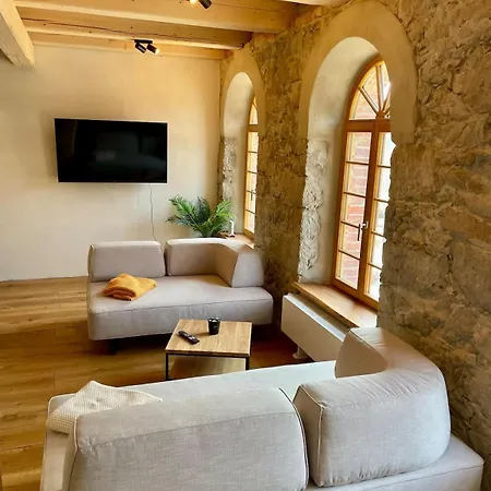 דירה Hexenburgbeidresden Mit Fasssauna 4 Raum Architektengaleriewohnung Mit Whirlwanne, Kamin, Balkon-naehe Saechsische Schweiz Dresden *