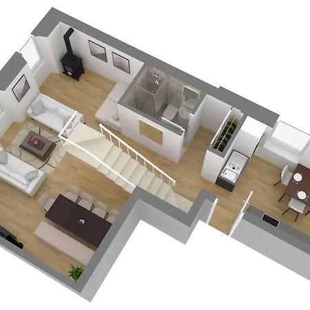 Hexenburgbeidresden Mit Fasssauna 4 Raum Architektengaleriewohnung Mit Whirlwanne, Kamin, Balkon-naehe Saechsische Schweiz Dresden דירה