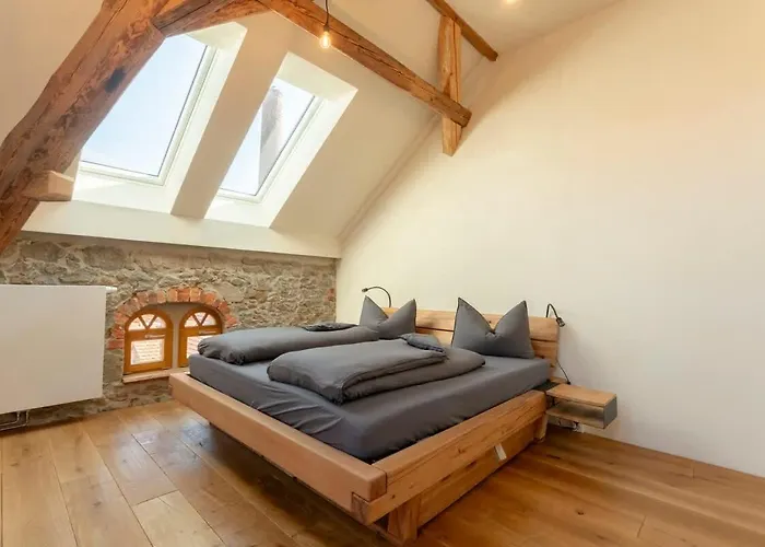 Hexenburgbeidresden Mit Fasssauna 4 Raum Architektengaleriewohnung Mit Whirlwanne, Kamin, Balkon-naehe Saechsische Schweiz Dresden アパート *